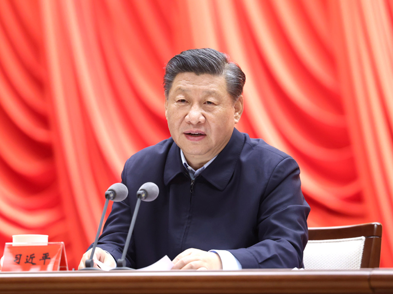 　　3月1日，2021年春季學期中央黨校（國家行政學院）中青年干部培訓班在中央黨校開班。中共中央總書記、國家主席、中央軍委主席習近平在開班式上發表重要講話。新華社記者 王曄 攝